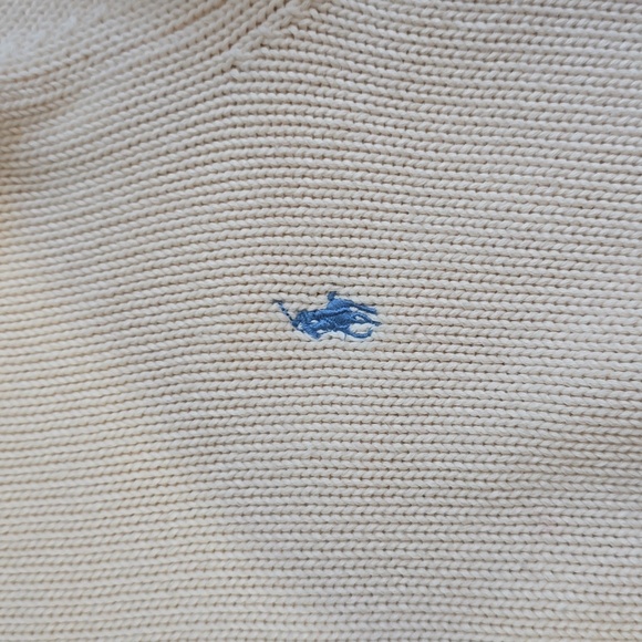 Ralph Lauren‎ Sport Cream Color Turtleneck Sweater Size Small - Picture 6 of 14